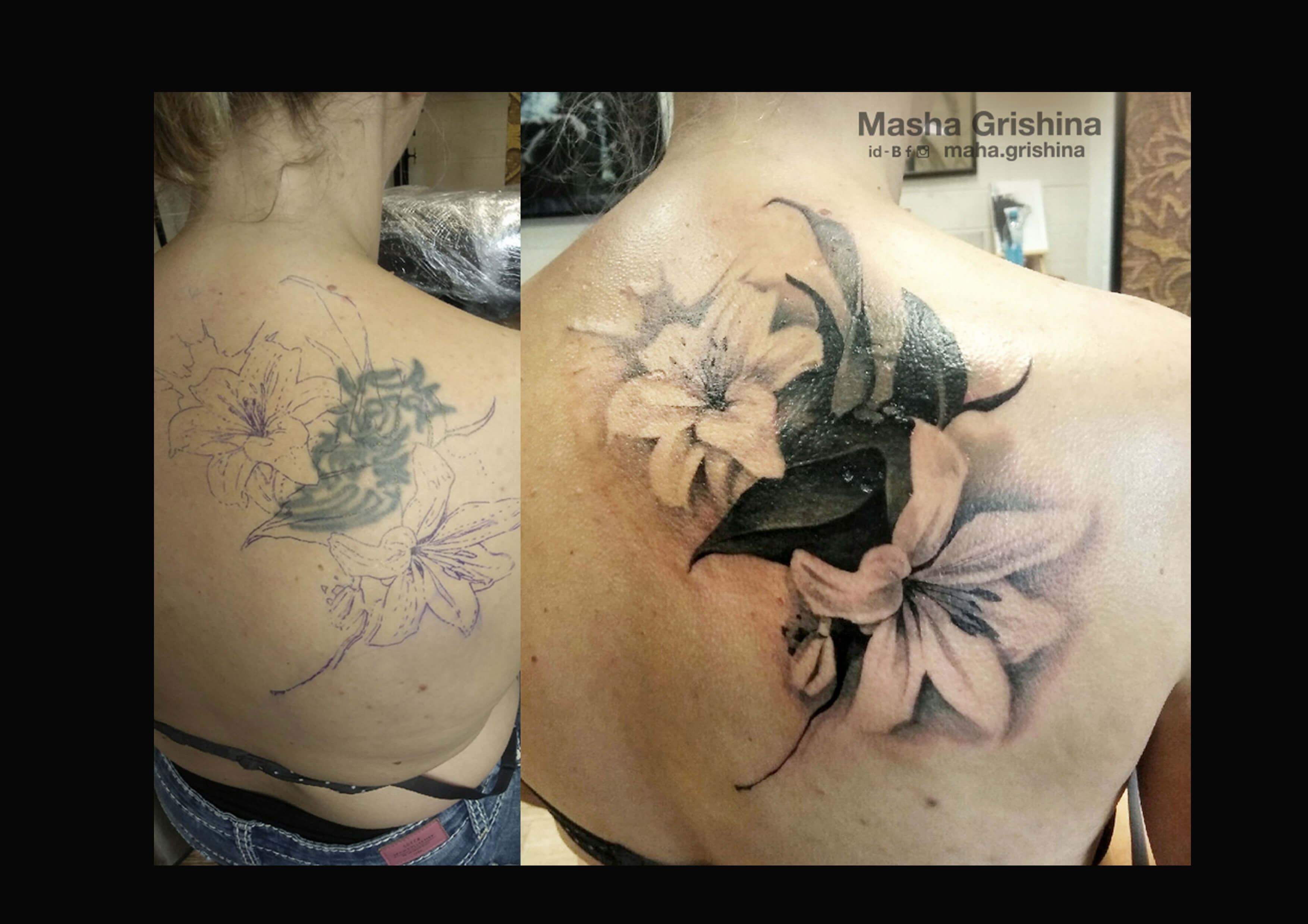 Cover Up Tattoo Rücken Frauen Cover Up Tattoos Hautriss Dein
