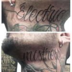 CNX Tattoo Schriftzug Tattoo Hals von CNX Tattoo Berlin Prenzlauer Berg