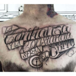 CNX Tattoo Schriftzug Tattoo Brust von CNX Tattoo Berlin Prenzlauer Berg