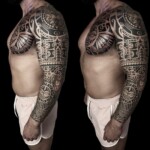 CNX Tattoo Maori Tattoo Arm und Brust von CNX Tattoo Berlin Prenzlauer Berg