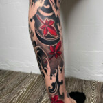 cnx tattoo Wellen und Rote Blätter Tattoo Japanese Traditional Still Wade von CNX Tattoo Berlin Prenzlauer Berg