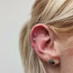 CNX Tattoo Doppel Helix Piercing Titan gestochen von CNX Tattoo Berlin Prenzlauer Berg