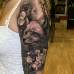 Fuchs Tattoo Realistic am Arm von CNX Tattoo Berlin Prenzlauer Berg
