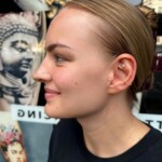 Flat Piercing Schmetterling 18K Vergoldet CoCr von CNX Tattoo Berlin Prenzlauer Berg