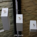 Ohr Piercing Kristall 18K Gold und Kollektion in CNX Tattoo Berlin Prenzlauer Berg