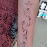 Fische Finleine Filigran Tattoo Unterarm von CNX Tattoo Berlin Prenzlauer Berg