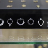 Große Auswahl an Septum Piercing in CNX Tattoo Berlin Prenzlauer Berg